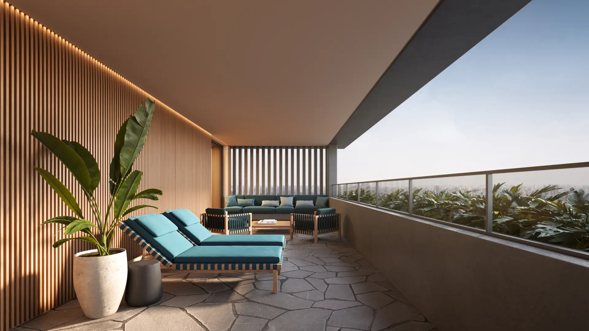 Terraço de descanso